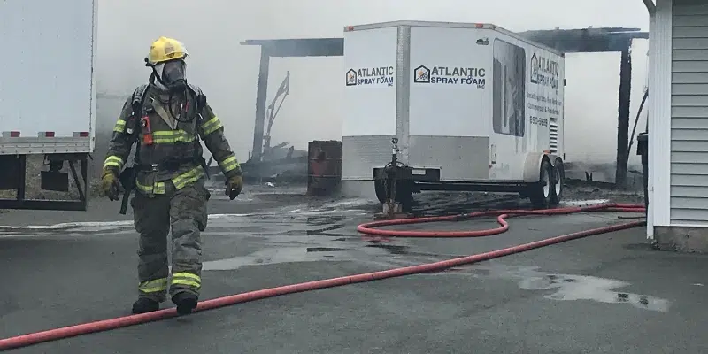 Garage Destroyed by Fire in Paradise Neighbourhood