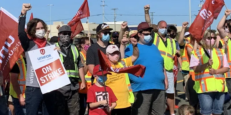 Dominion Workers Continue Their Strike on Labour Day