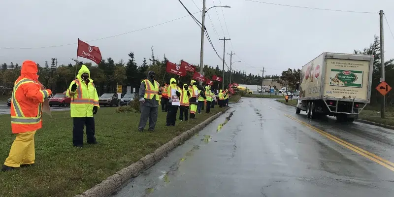 Dominion Workers Picketing Loblaw Distribution Centre