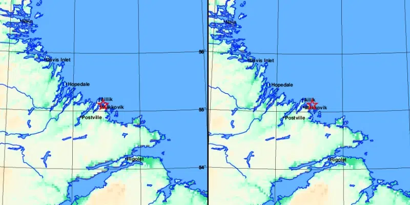 Two Earthquakes Reported Off Labrador