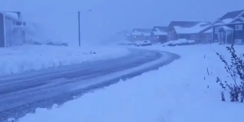 First Significant Snowfall of Season Causing Closures in Central