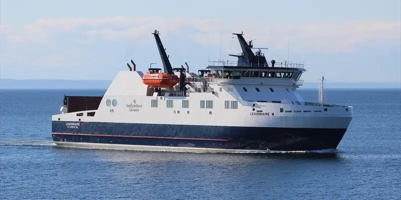 Bell Island Ferry Tied Up Due to Sea Swells