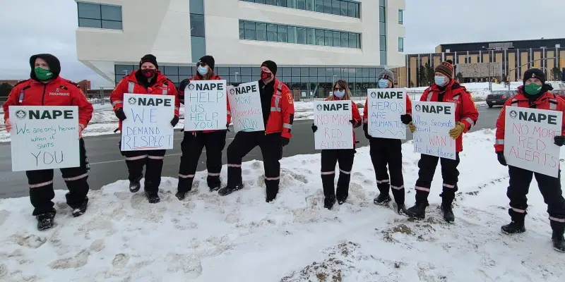 NAPE Members Demand Action on Shortage of Ambulances, Paramedic Staff