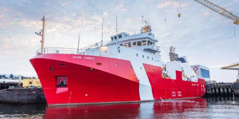 Coast Guards Newest Fisheries Science Ship to Arrive in St. John's Today