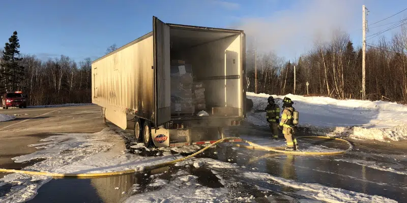 Firefighters Quickly Extinguish Tractor-Trailer Fire Near Grand Falls-Windsor