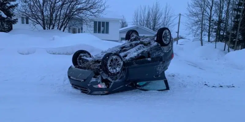 Driver Arrested After Rolling Vehicle in Happy Valley-Goose Bay