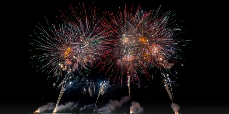 One Year Out to Canada Games Celebration, Fireworks in St. John's Tonight