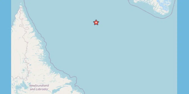 4.7 Magnitude Earthquake Registered in the Labrador Sea