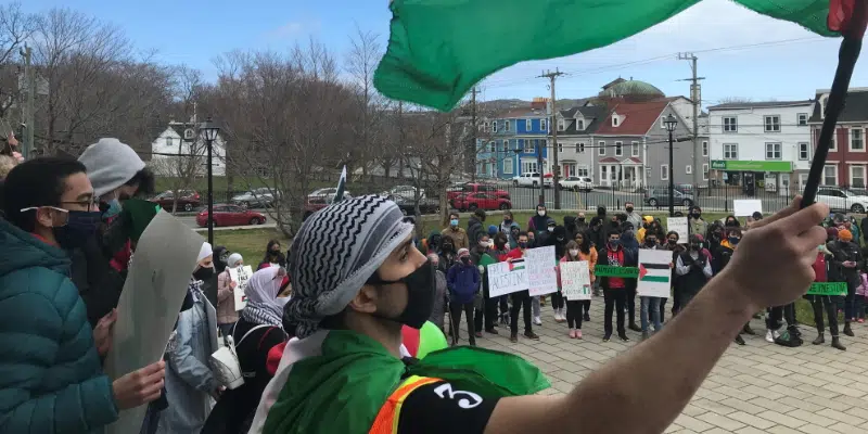 Pro-Palestinian Rally in St. John's One of Many Across Country