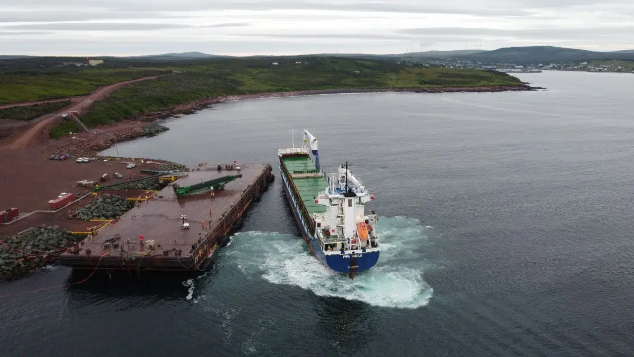 First Shipment of Fluorspar in Over 30 Years Exported From St. Lawrence
