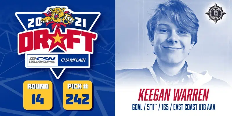 Local Goaltender Drafted to the QMJHL