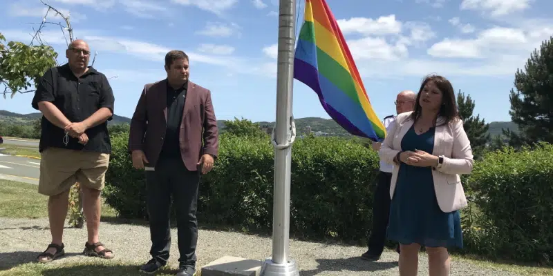 Province Raises Pride Flag Outside Confederation Building