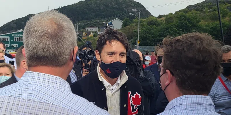 Trudeau Highlights Vaccination Rates, Local Candidates in St. John's Campaign Stop