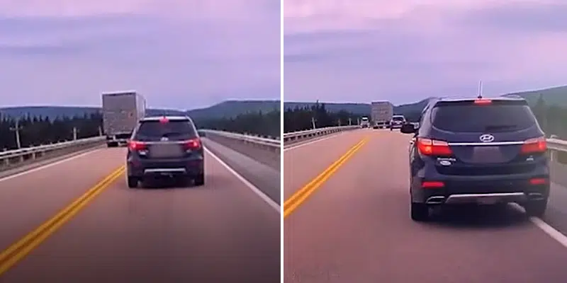 Truck Driver Ticketed After Off-Duty Officer Captures Close Call on the TCH