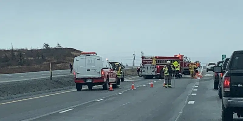 Traffic Backed Up Following Accident on TCH Near Arnold's Cove