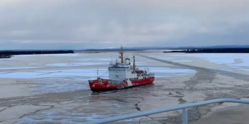 Coast Guard Conducting Icebreaking Operations on West Coast
