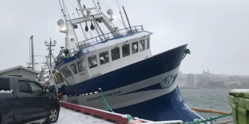 Sinking Vessel Stabilized in St. John's Harbour