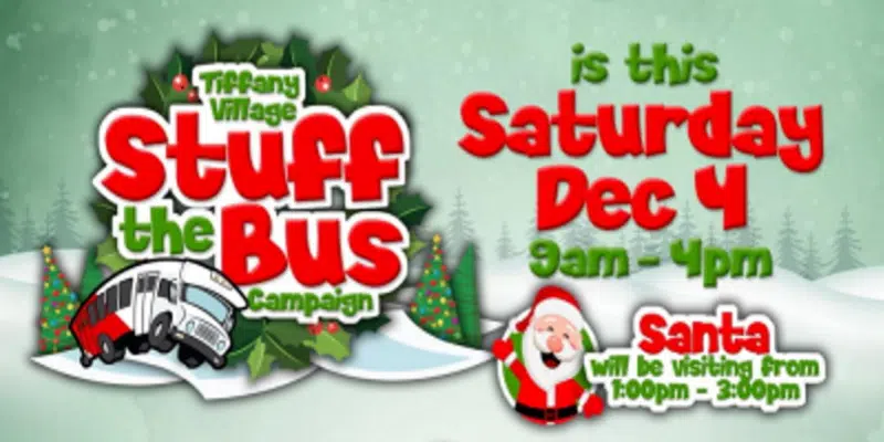 Tiffany Village Hosting Stuff the Bus Event Today