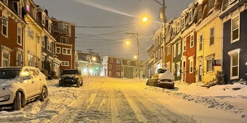 Roads Slippery, Snow Covered on Avalon Peninsula Following Storm; Delayed Opening for Metro Schools