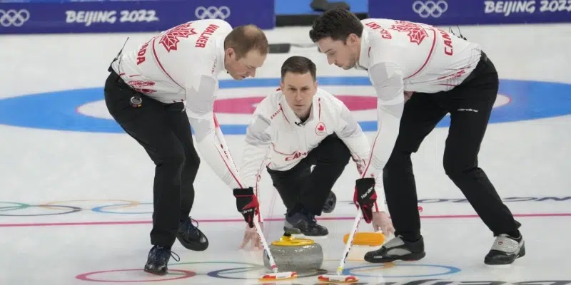 Team Gushue Wins First Match at Beijing Olympics
