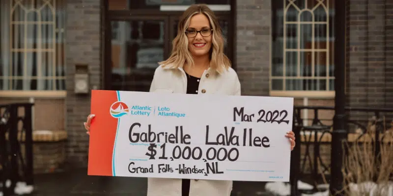 Grand Falls-Windsor Woman Claims Atlantic Lottery $1-Million Prize