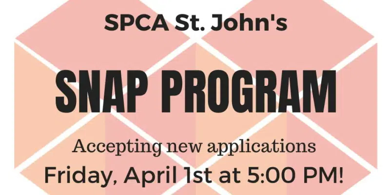 SPCA Preparing to Reopen SNAP Program Application Process