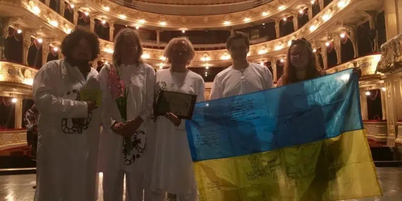 Local Ukrainian Band Playing Music to Raise Awareness of War in Home Country