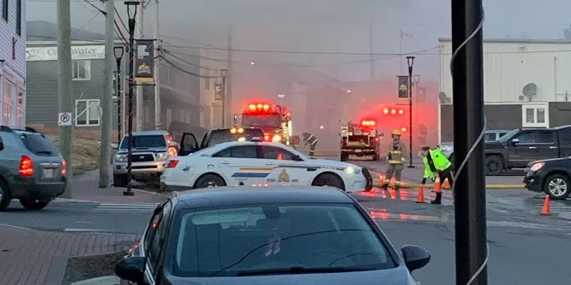 Carbonear Firefighters Battle Blaze in Historic Downtown