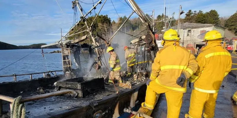 Fishing Vessel Significantly Damaged in Herring Neck Fire