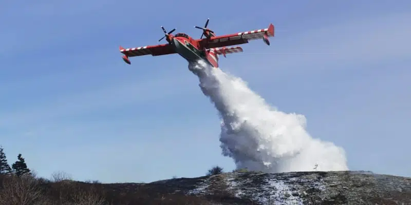Two Water Bombers, Multiple Crews Needed to Extinguish Carbonear Brush Fire
