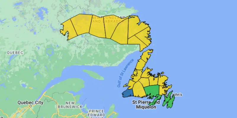 High Forest Fire Risk for Much of NL