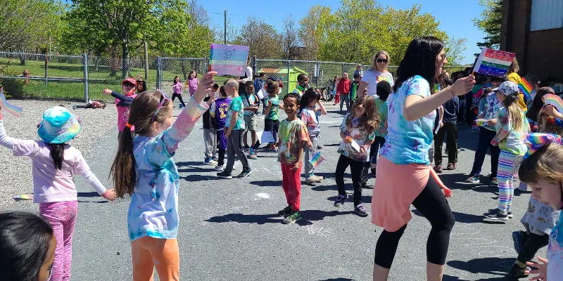 Rennie's River Elementary Holds Rainbow Dance Party for Pride Month