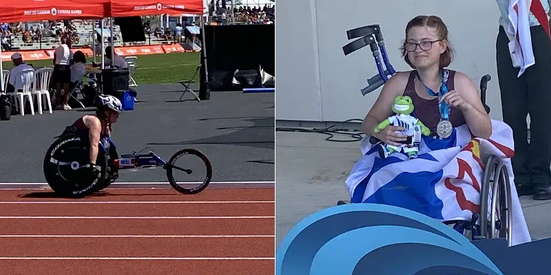 Cori Hicks Wins Silver in 400-Metre Female Wheelchair Race at Canada Summer Games