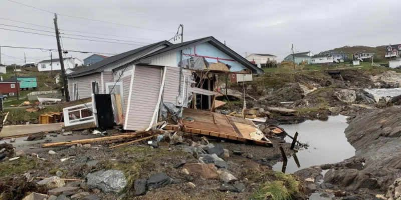 Burnt Islands Homes Destroyed by Storm Surge
