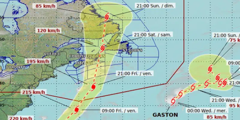 Track of Hurricane Fiona Becoming More Clear