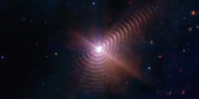 James Webb Space Telescope Captures Image of "Fingerprint in Space"