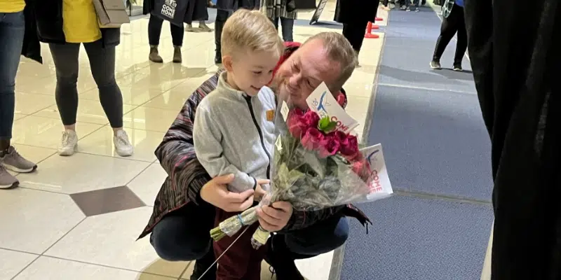 Third Plane of Ukrainian Refugees Lands in St. John's