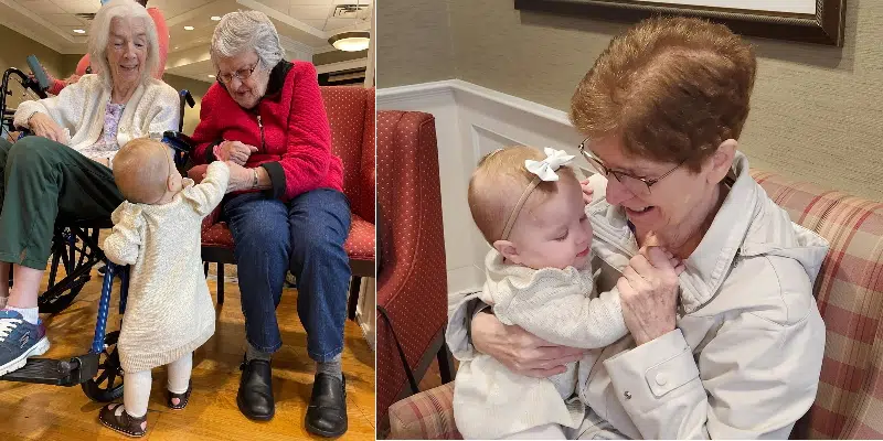 New Program Brings Babies and Seniors Together in Hopes of Enhancing Social and Emotional Well-Being