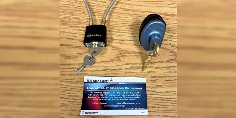 Hopedale RCMP Offering Free Trigger Locks to Promote Firearm Safety