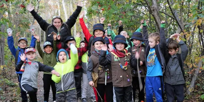 Young Beaver Scouts Mark Return of Beaveree