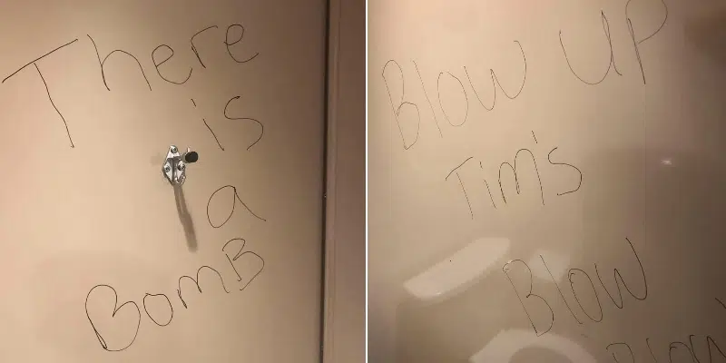 RCMP Investigating Graffiti at Tim Hortons in Marystown