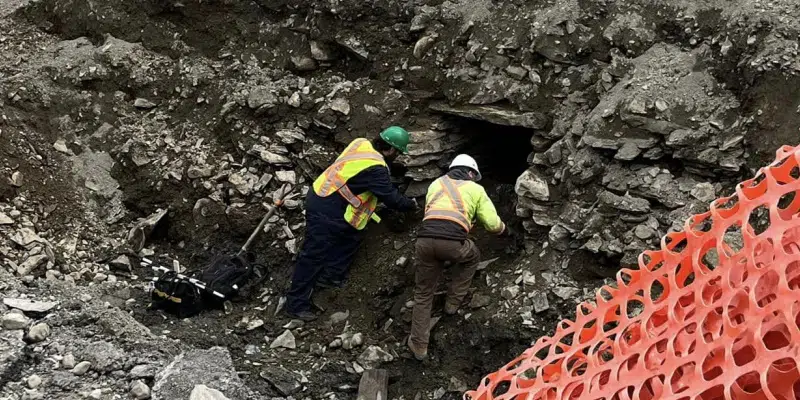 Tunnel Discovered Under Water Street Infrastructure in Carbonear