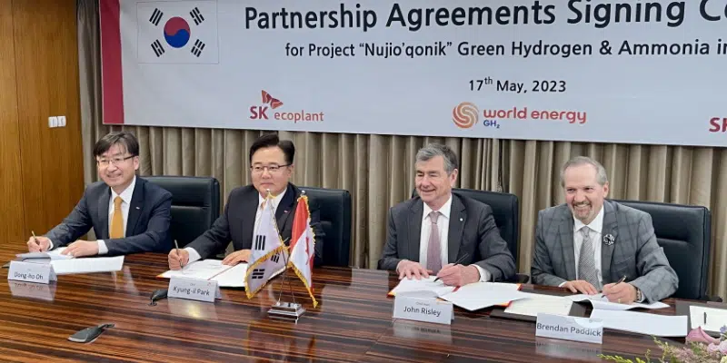 World Energy GH2 Signs Investment Agreement with South Korean Company