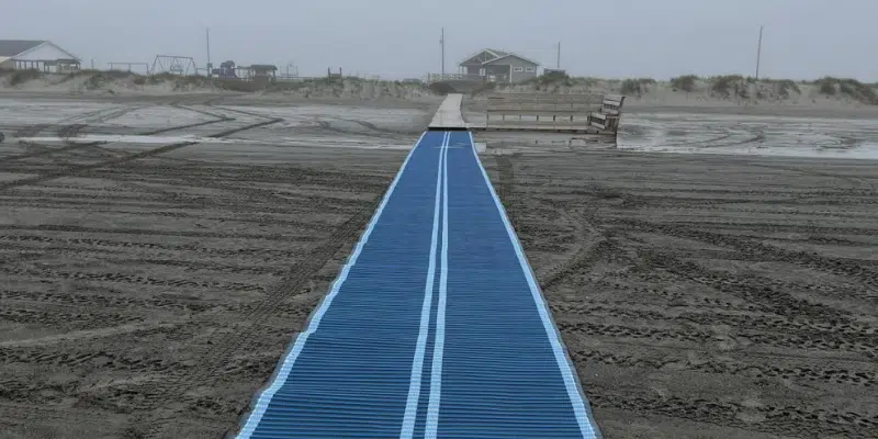 Accessibility Mat Vandalized on Lumsden Beach One Day After Installation