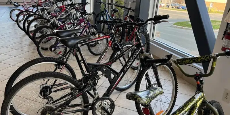 Rotary St. John's East Collecting Bicycle Donations