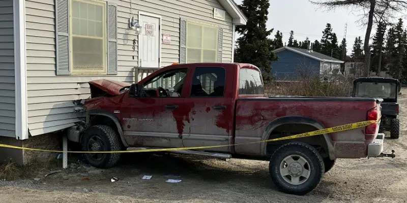 Impaired Nain Man Crashes Truck Into Building