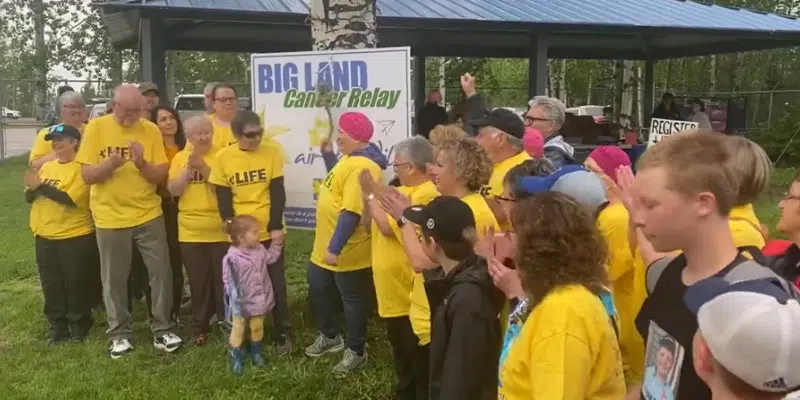 MP Yvonne Jones Rings Bell of Hope with Cancer Survivors in Happy Valley-Goose Bay