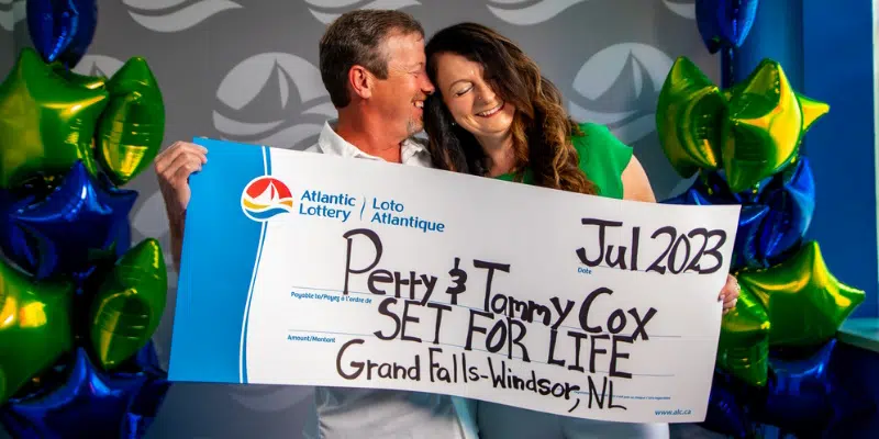 Grand Falls-Windsor Couple Wins Big on Set for Life Ticket