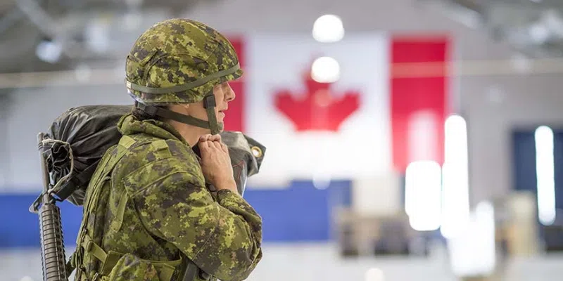 Canadian Armed Forces Members Conducting Training in Grand Falls-Windsor