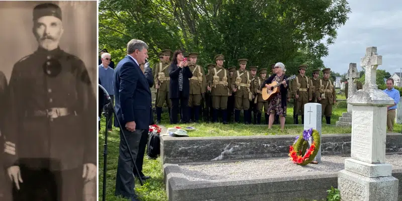 Descendants Honour Service of Newfoundland Constabulary Member at Newly Marked Gravesite